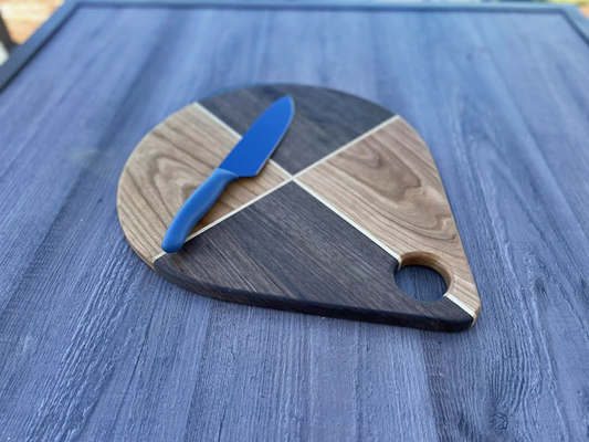 Tear Drop Shaped Wood Cutting Board