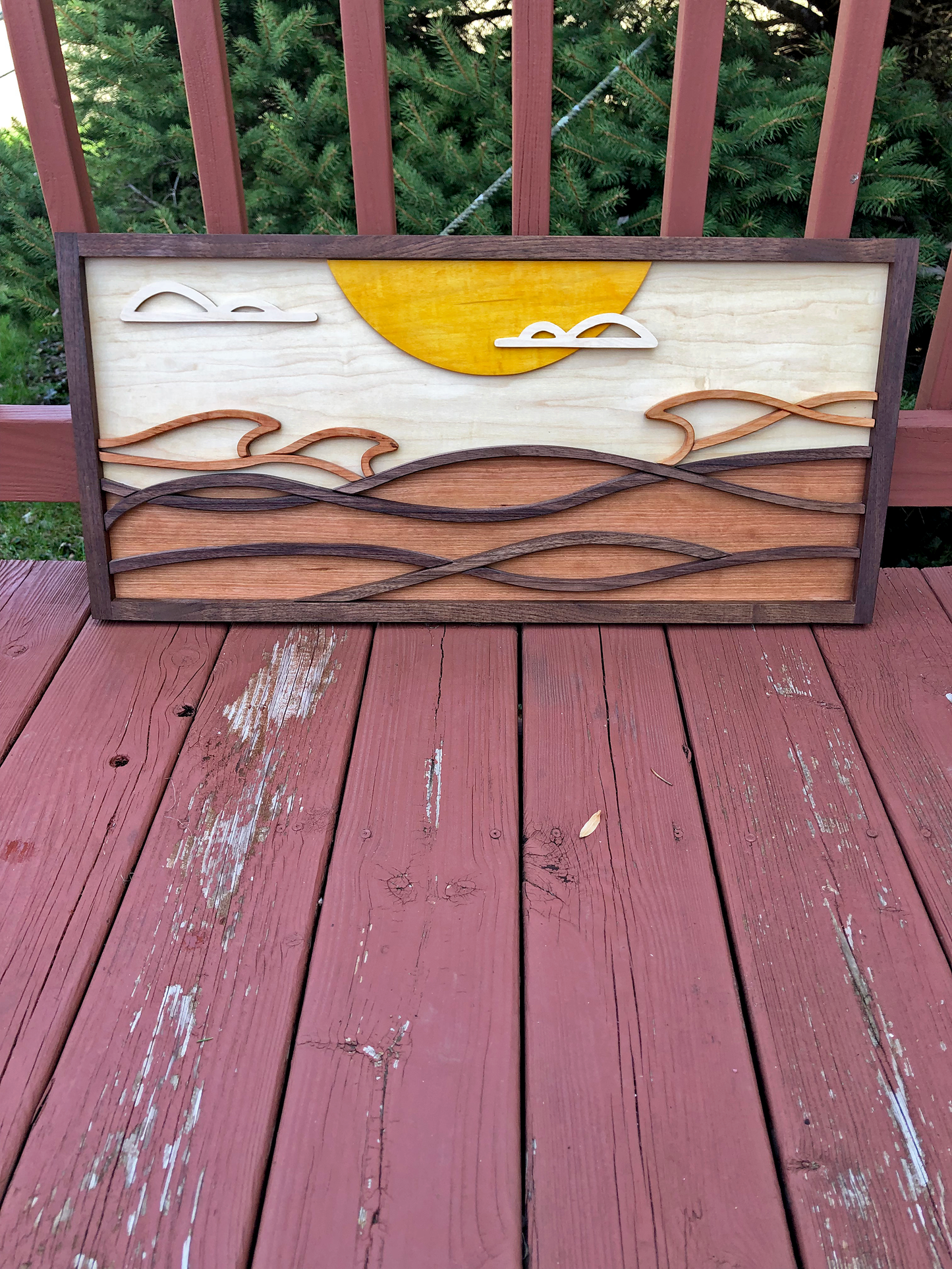 "Coastal" | Wood Ocean Wall Art