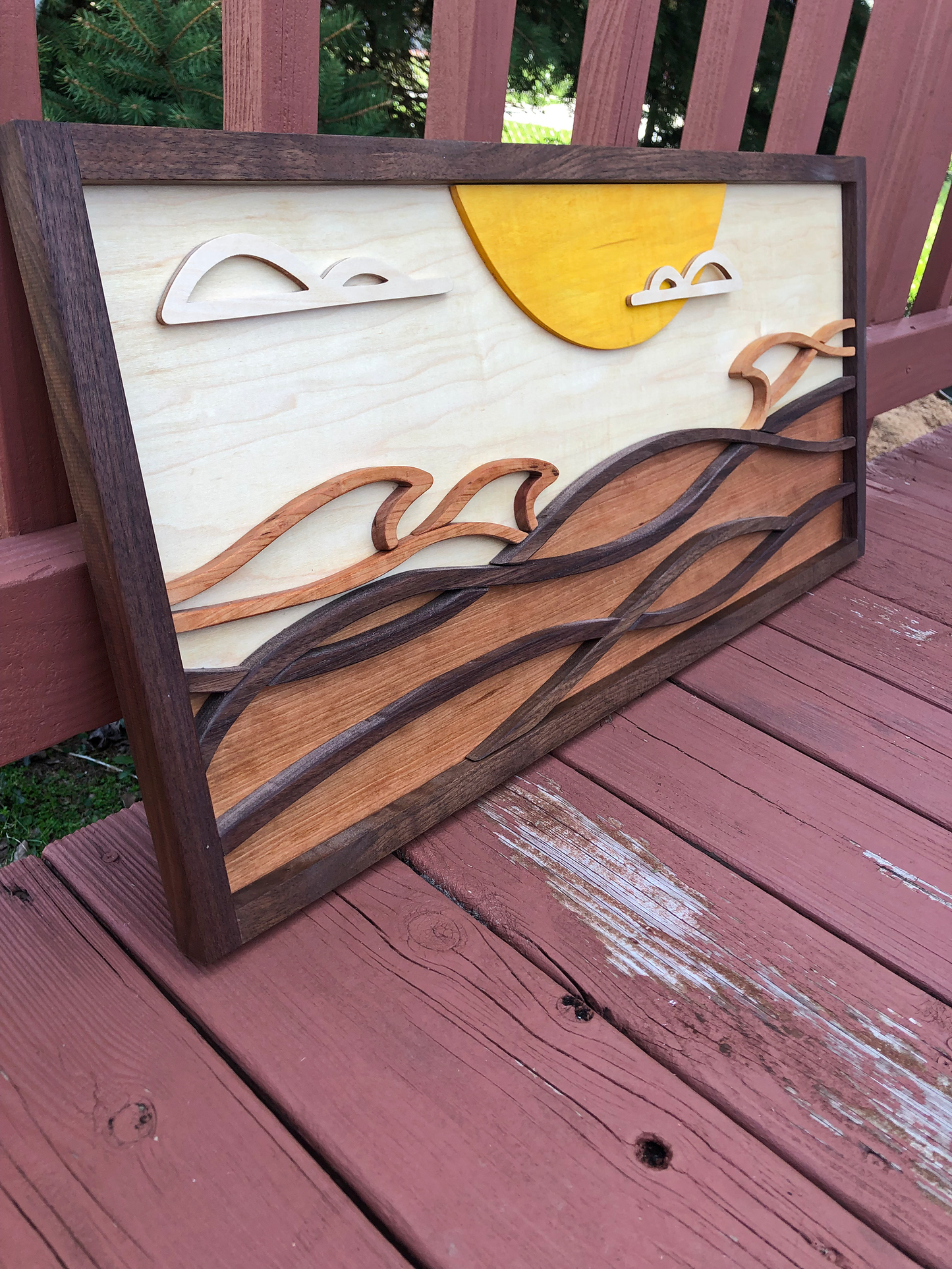 "Coastal" | Wood Ocean Wall Art